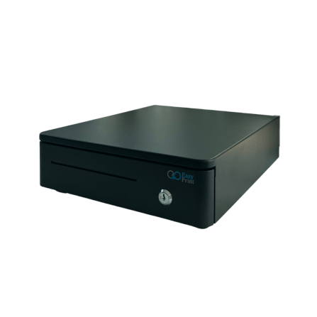 ลิ้นชักเก็บเงิน EASYPRINT รุ่น CD-330 สีดำ 4 ช่องธนบัตรขนาดใหญ่ 4 ช่องเหรียญ RJ11 12/24V_1